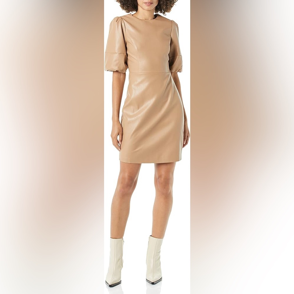 BCBG max azria faux leather size 2 dress